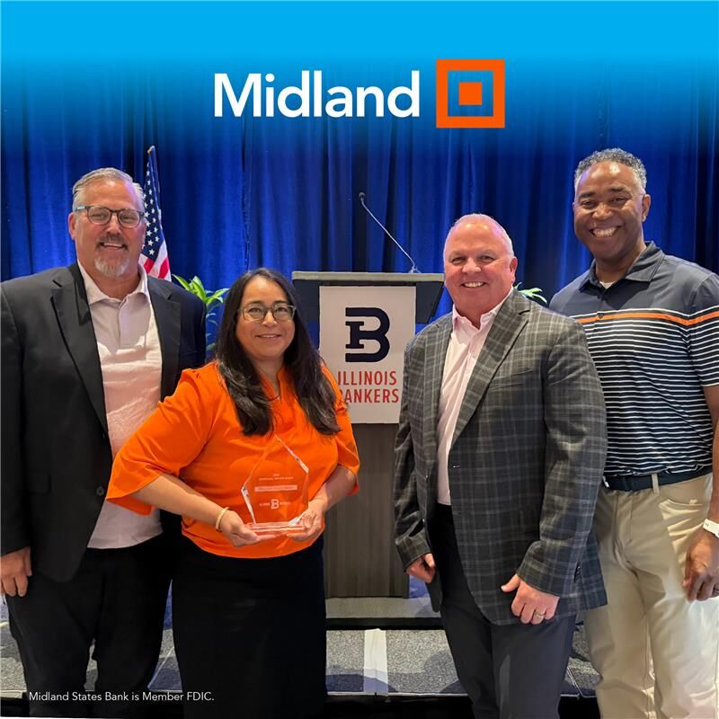 Midland States Bank Service Award